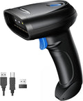 Bluetooth 1D&2D Barcode Scanner, 3-in-1 Bluetooth & USB Wired & 2.4G Wireless by Unknown