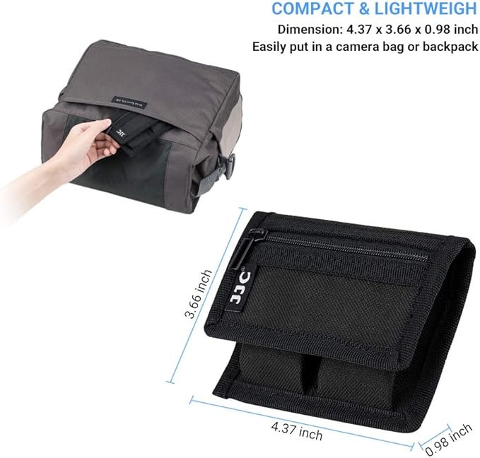 DSLR Battery and Memory Card Holder Pouch - Image 6