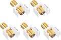 VCE Coax Keystone Jack Insert 3GHz Coaxial Cable Connector, F-Type RG6 Cable by VCE