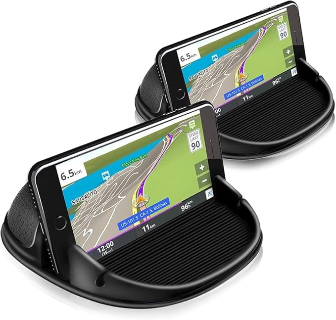 Loncaster 2 Pack Dashboard Car Phone Holder Mount, Universal Cell Phone by Loncaster