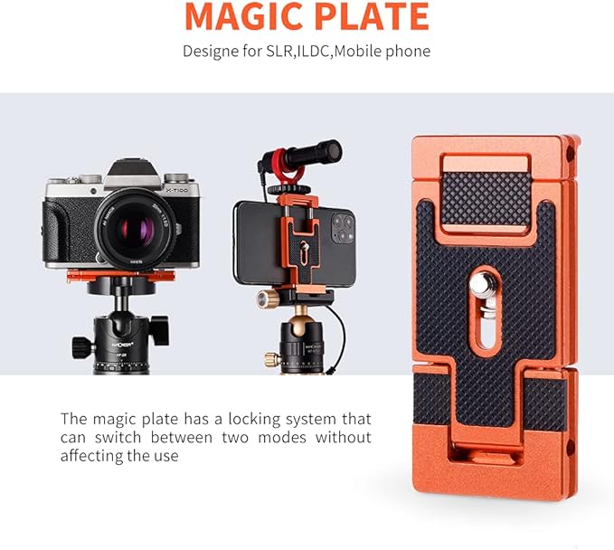 K&F CONCEPT Aluminum Alloy Quick Release Plate - Image 2