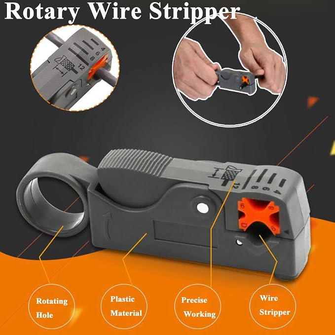 LEATBUY Crimper RJ45 Crimp Tool Set CAT5/CAT6 Crimping Tool - Image 5