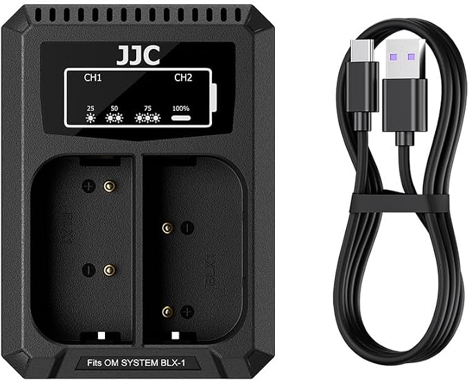 JJC BLX-1 Battery Charger USB Dual Slot by JJC