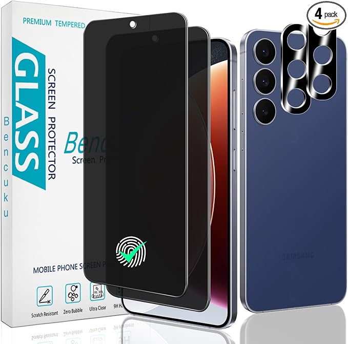 2+2 Pack Privacy Screen Protector by Bencuku