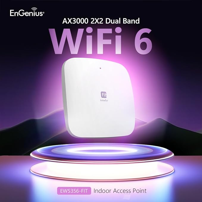 EnGenius Wi-Fi 6 Dual Band AX3000 | Cloud & App & OnPrem Control Options | WPA3 - Image 2