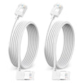 Ultra Thin Cat 6A Ethernet Cable 90° Degree Right Angled 15 Feet 2Pack by DUTEVOLNS