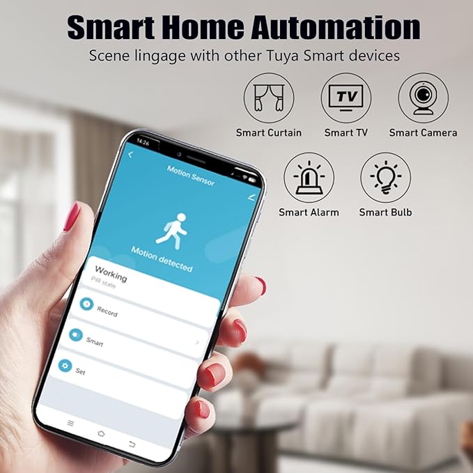 3-Pack Smart PIR Motion Sensor: WiFi Motion Detector - Image 4
