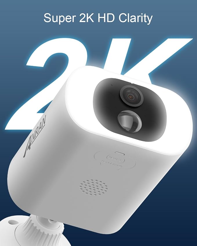 ANRAN 2K Solar Security Camera Wireless Outdoor, Forever Power - Image 2