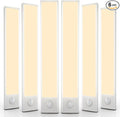 6 Pack Under Cabinet Lights Wireless, 68 LED Motion Sensor Light Indoor by AVEVA
