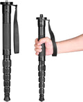 TONYBOO 61” Aluminum Camera Monopod, Lightweight & Portable, 5-Section Travel by TONYBOO