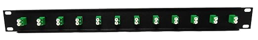 12 Port LC Fiber Patch Panel APC Singlemode 19" - Image 3