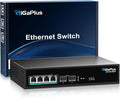6 Port 2.5Gb Unmanaged PoE Switch by GiGaPlus