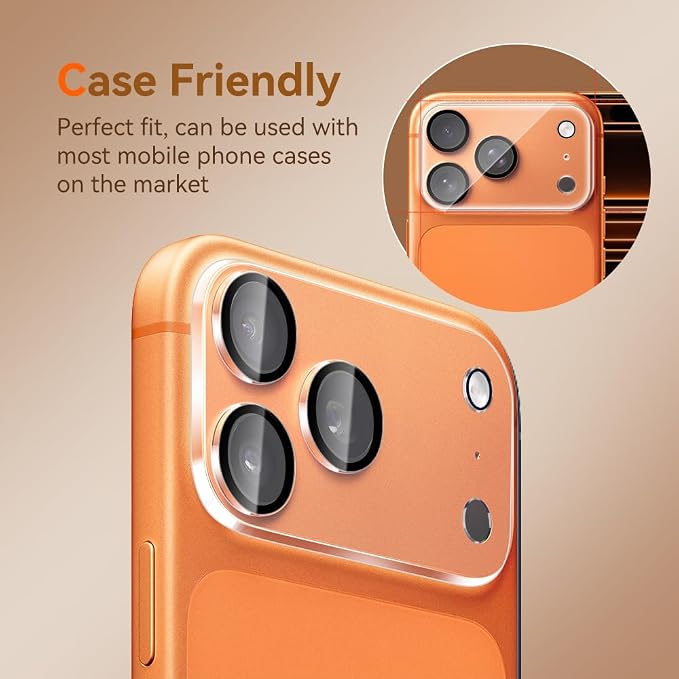 Camera Lens Protector for iPhone 17 Pro Max 6.9", 9H Tempered Glass，Ultra HD - Image 4