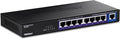 TRENDnet 9-Port Multi-Gig Switch, 8 x 2.5G RJ-45 Ports, 1 x 10G RJ-45 Port by TRENDnet