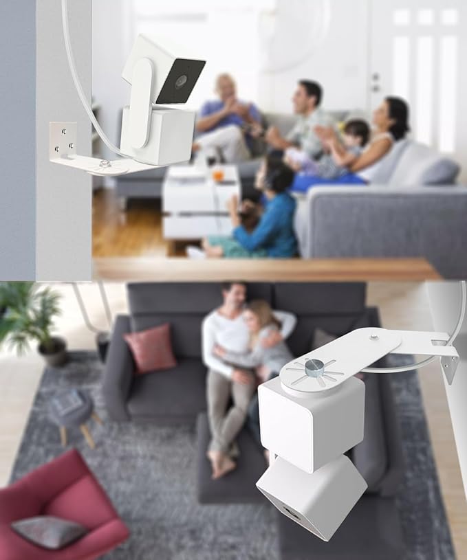 2Pack Metal Swivel Wall Mount Bracket - Image 6