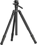 SmallRig CT150 Carbon Fiber Travel Video Tripod, 61.8'' Max Load 3kg / 6.6lb by SmallRig