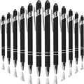 Oddmoal Ballpoint Pen with Stylus Tip, Soft Touch Click Metal Pen, 1.0mm Medium by Oddmoal
