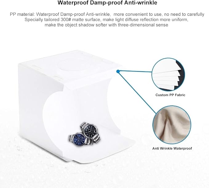 Photo Light Box 10" Portable Folding Photography Light Tent kit - Image 5