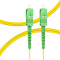 FLYPROFiber- OS2 SC/APC to SC/APC Fiber Optic Cable 1M/3ft, Single Mode Fiber by FLYPROFiber