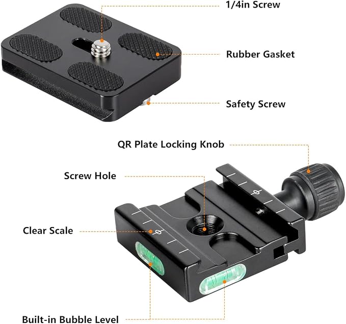 Koolehaoda 50mm Quick Release Plate & Clamp Set - Image 2