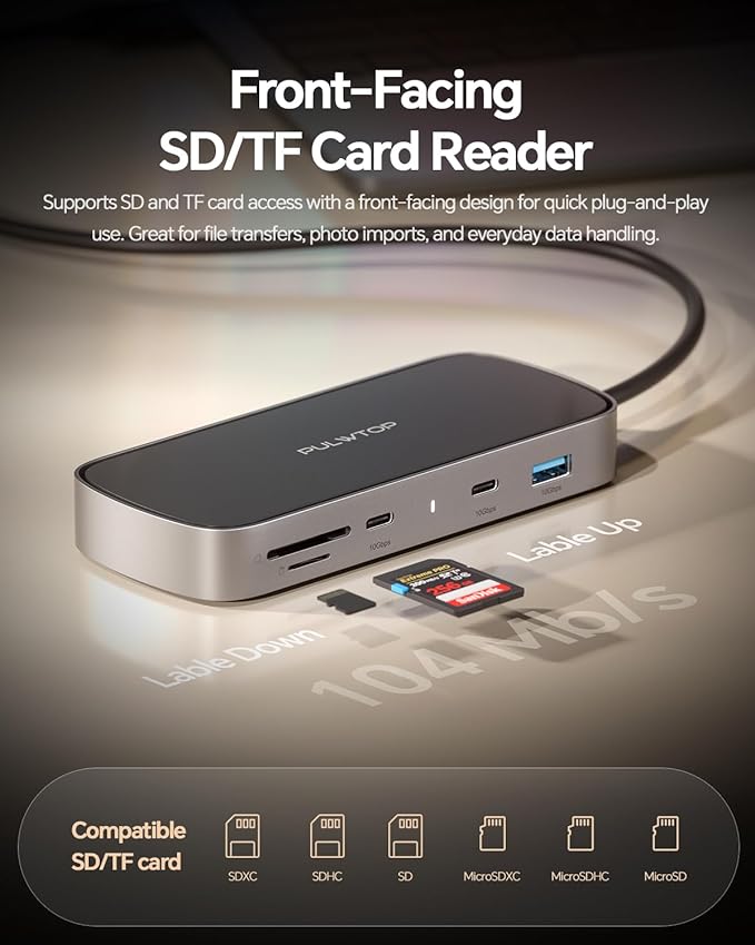 MacBook Pro Docking Station Dual Monitor 4K@60Hz - Image 5