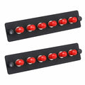 2-Pack 6 Simplex ST Fiber Patch Panel by Duogaliaopticalfiberproduct