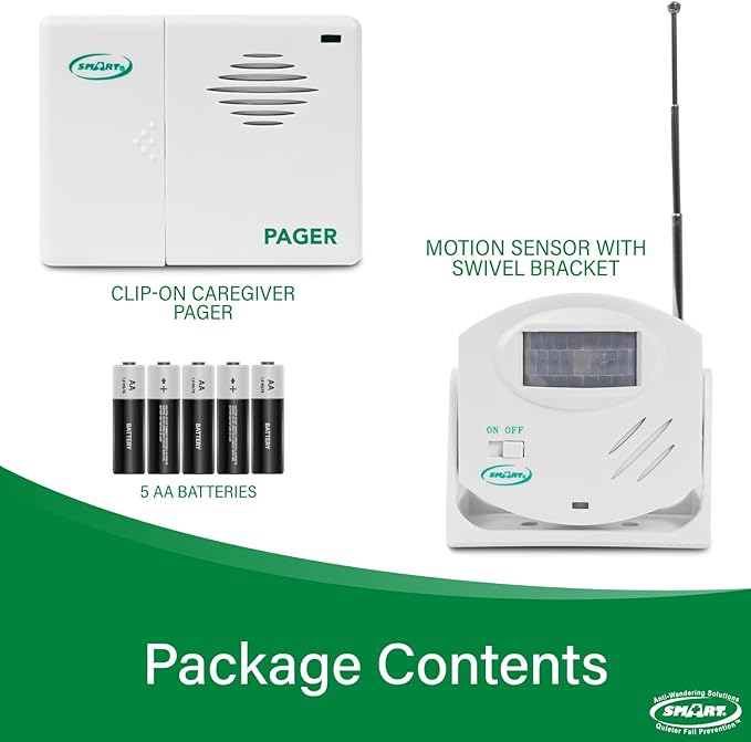 Smart Caregiver Wireless Motion Sensor Alarm System - Image 6
