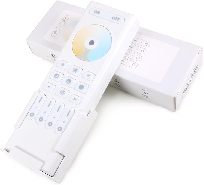 4-Zone 2.4G Wireless RF Remote Control, 99ft 360 Control, 4 Channel Group by XXK