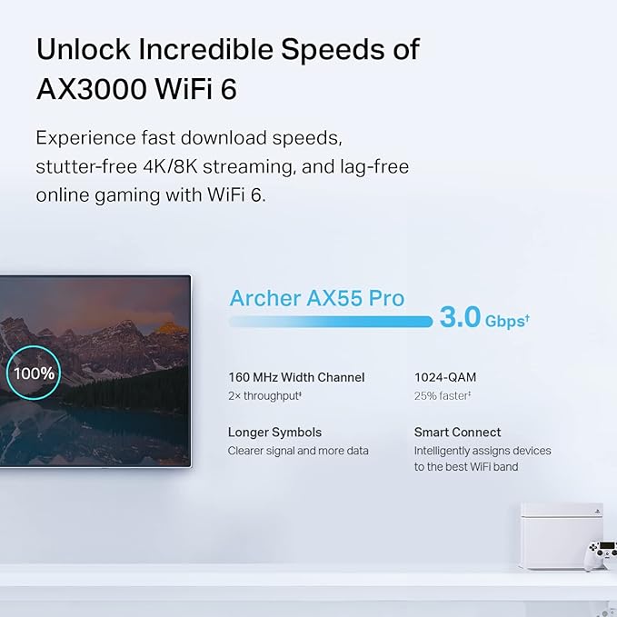 TP-Link AX3000 Pro WiFi 6 Router - Image 4