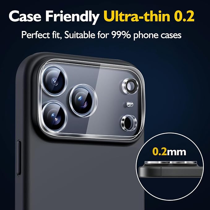 3PCS Rear Back Camera Lens Protector Tempered Glass - Image 4