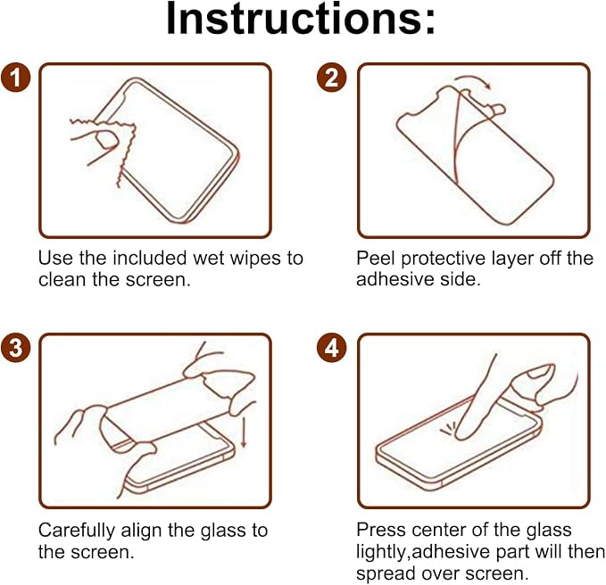 PEHAEL 3 Pack for iPhone 11/iPhone XR Privacy Screen Protector Anti-Spy - Image 8