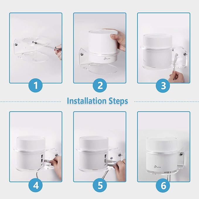 Wall Mount Holder for TP-Link Deco X20/X55/Pro/X60/X68 WiFi 6 Mesh WiFi Whole - Image 5