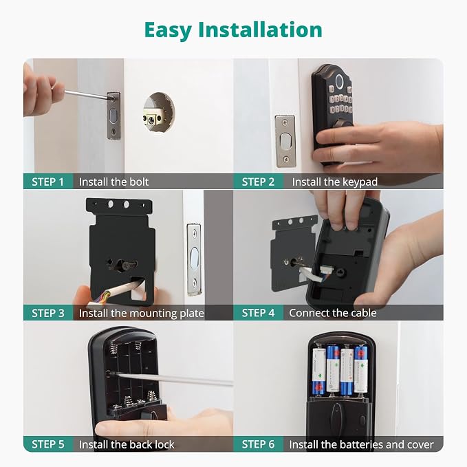 AkaGear Keyless Entry Door Lock - Image 8
