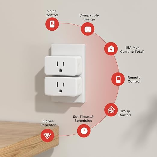 THIRDREALITY Smart Plug Gen3 4 Pack, Precise Real-time Power Meter, 15A Outlet - Image 2
