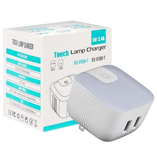 USB-C Night Light, Touch-Controlled Nightlight by DEKELIY