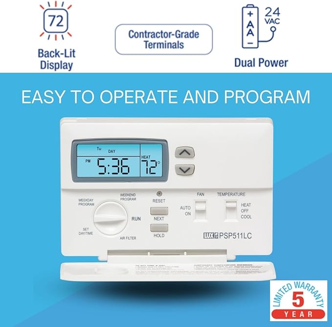 Lux Pro Programmable Thermostat - Image 2