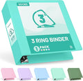 Sooez BinderX Extra Durable 3 Inch 3 Ring Binder, D-Ring Large Binder, Holds by Sooez