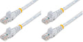 StarTech.com Cat5e Ethernet Cable - 5 ft White Patch Cable - Snagless Short by StarTech