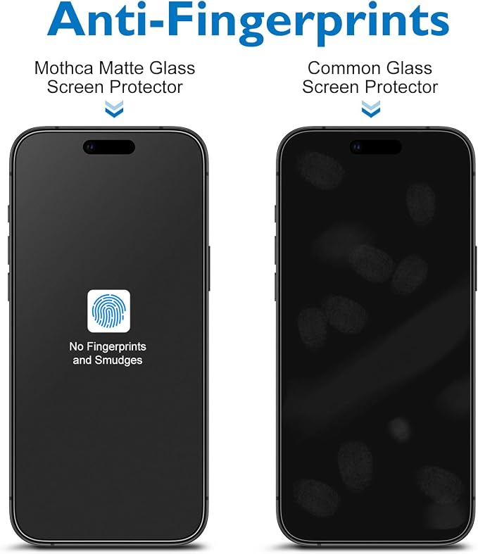 Mothca 2 Pack Matte Glass Screen Protector - Image 4