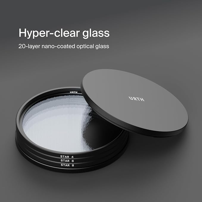 Urth 52mm 3-in-1 Star Lens Filter Kit — 4, 8 Point Starburst Effects - Image 3