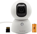 SensForge 2.5K Rechargeable Pan-Tilt Security Camera, 360° Dual-Band WiFi Home by SensForge