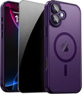 for iPhone 17 Case with Privacy Screen Protector and Camera Protection by ZOZDOKG