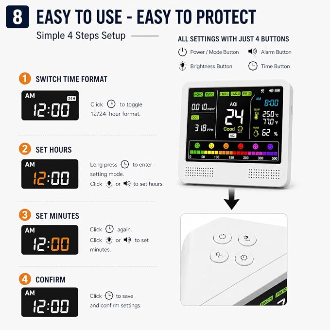 16-in-1 Indoor Air Quality Monitor - Image 9