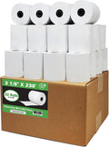 Phenol Free Thermal Paper 3 1/8 x 230 Receipt Rolls fits all Clover POS Cash by BuyRegisterRolls%C2%AE