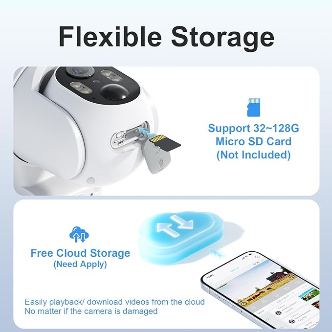 HOSAFE.COM 4G LTE Cellular Security Camera No Internet Needed, 2K Solar No WiFi - Image 6