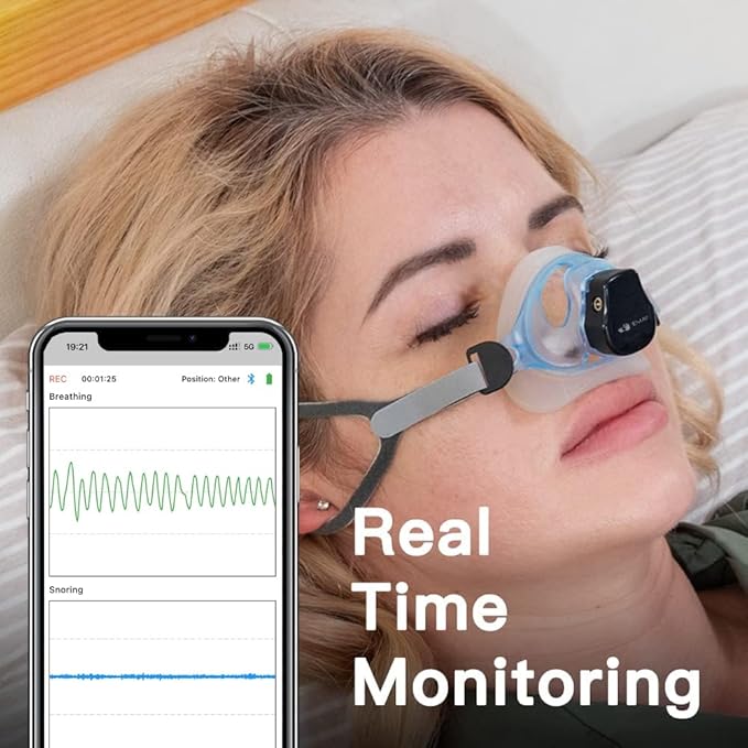EMAY Sleep Breathing Monitor for Airflow Tracking | Record Breathing - Image 3