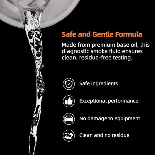 Calvana (2-Pack 10 fl.oz Smoke Machine Liquid, Oil Leak Detection Kit, - Image 6