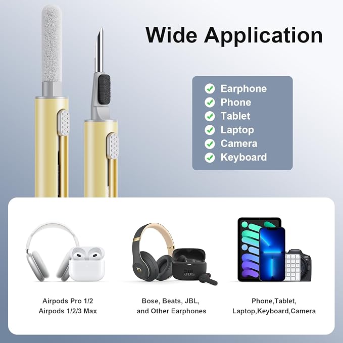 Hyashee Cleaner Kit for Airpods Pro 1 2 3 Multi-Function Cleaning Pen - Image 5
