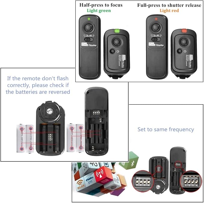 Pixel RW221-DC2 Camera Remote Shutter Release Wireless Radio Control Compatible - Image 6