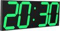 CHKOSDA LED Large Digital Wall Clock, Oversize Wall Clock by CHKOSDA